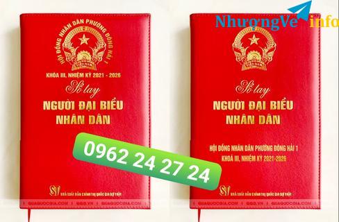 Ảnh cung cấp huy hiệu đại biểu, in huy hiệu giá rẻ, sản xuất sổ tay đại biểu, sổ da cán bộ