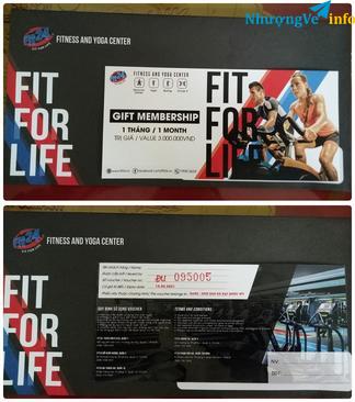 Ảnh Voucher tập 1 tháng full dịch vụ tại FIT24