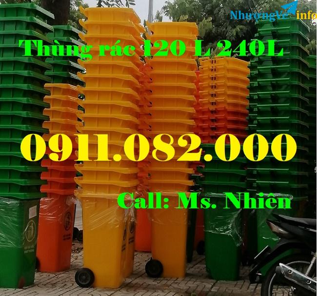 Ảnh Thùng rác 120 lít 240 lít, 660 lít giá rẻ- Thùng rác y tế, văn phòng- lh 0911082000
