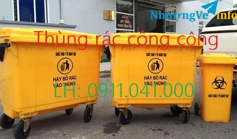 Ảnh Địa điểm bán thùng rác nhựa giá rẻ lh 0911.041.000