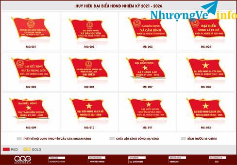 Ảnh Các mẫu phù hiệu đại biểu huy hiệu hội đồng nhân dân, phù hiệu đại hội