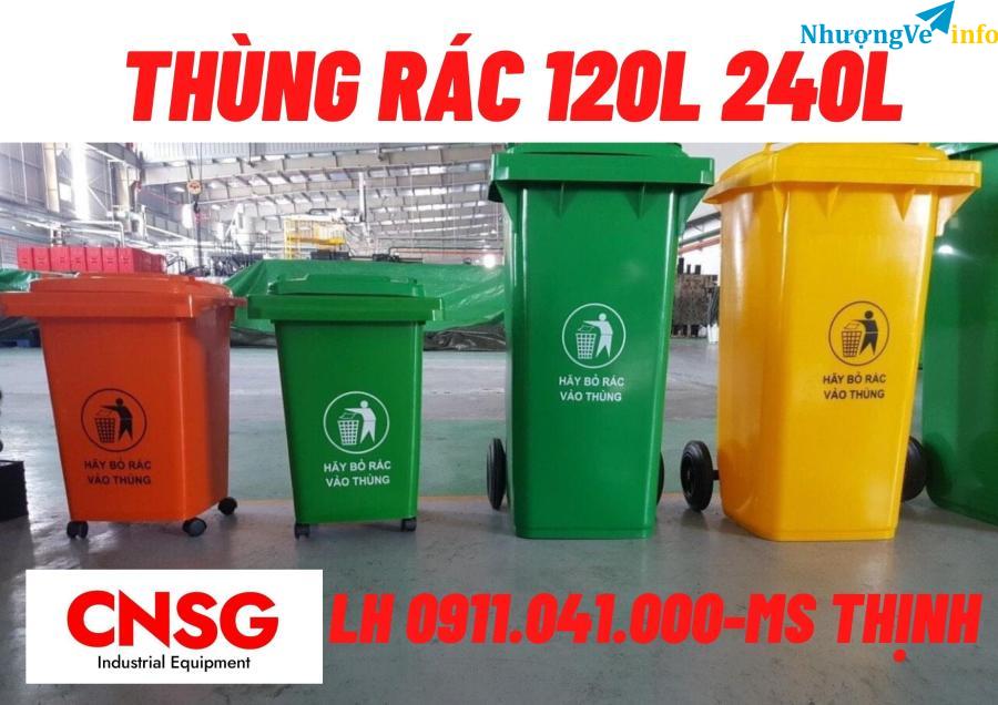 Ảnh Sỉ lẻ thùng rác công cộng, thùng rác 120lit 240lit lh 0911041000