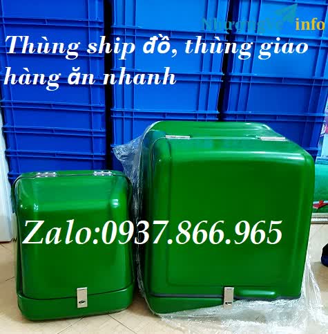 Ảnh Thùng giao pizza, thùng giao hàng tại hà nội, thùng giao hàng tại hà nội, thùng ship cơm