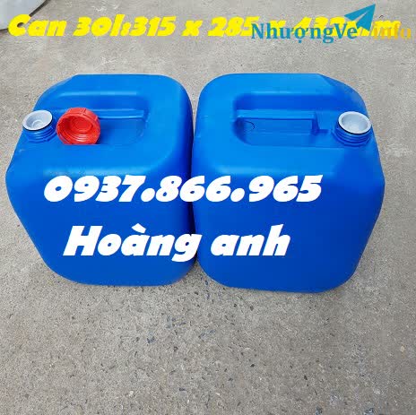 Ảnh Can nhựa đựng dung dịch lỏng, can nhua, can đựng hóa chất hàng dày