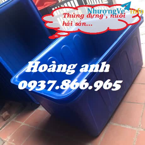 Ảnh Sản xuất thùng dung tích lớn, thùng làm bể lọc nước, thùng 500l, thùng tròn 1000l