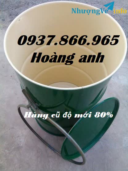 Ảnh Công ty sản xuất phuy sắt, phuy sắt tại hà nội,phuy sắt cũ, phuy sắt hààng cũ độ mới 80%