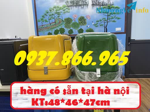 Ảnh Thùng chở hàng nhựa composite, thùng giao hàng ăn nhanh, thùng giao pizza, thùng giao hàng nhỏ