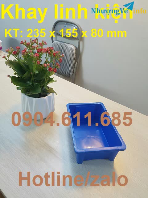 Ảnh khay nhựa đựng linh kiện điện, khay nhựa A4, hộp nhựa A4, khay nhựa để giá kệ cơ khí