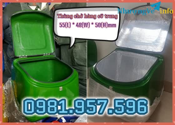 Ảnh Thùng chở hàng trung, thùng giao hàng cỡ nhỡ, thùng ship hàng