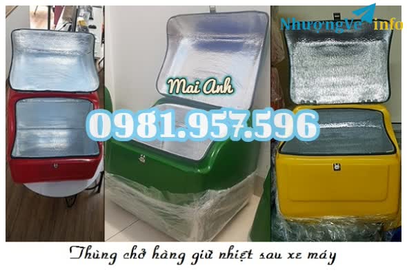 Ảnh Thùng chở hàng giữ nhiệt, thùng giao hàng, thùng cho shipper