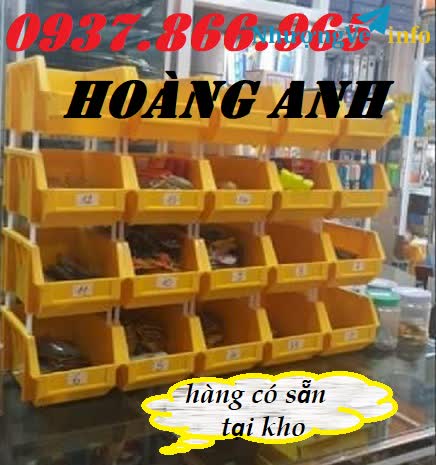 Ảnh Khay đựng linh kiện A8, Hộp nhựa có tắc kê, hộp nhựa cơ khí, khay dùng gara ô tô