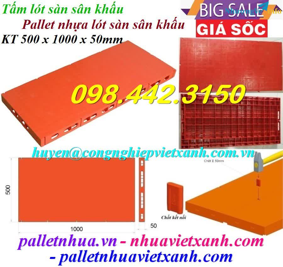 Ảnh Tấm lót sân khấu 500x1000x50mm - màu cam giá siêu rẻ call 0984423150 â Huyền