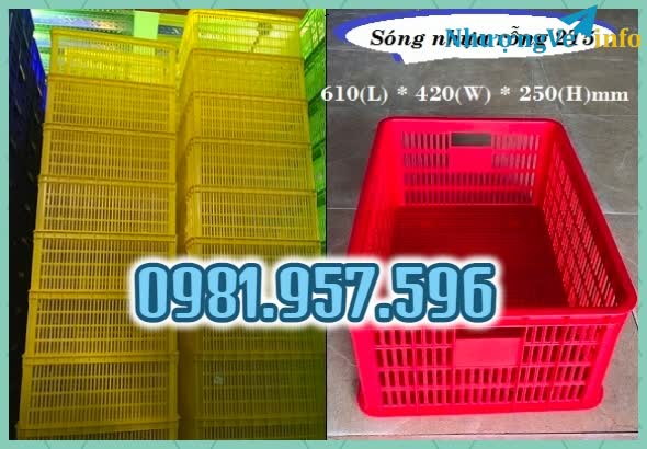 Ảnh Sóng hở 2T5, sóng nhựa hở, sóng nhựa rỗng, sóng đựng trái cây