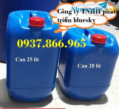 Ảnh Can nhựa 25l HDPE, can nhựa đựng hóa chất, can nhựa xuất khẩu, canh nhựa 25l chuyên dựng dung dịch lỏng