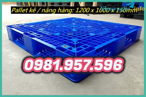 Ảnh Tấm nhựa kê hàng, pallet một mặt, tấm nhựa lót sàn