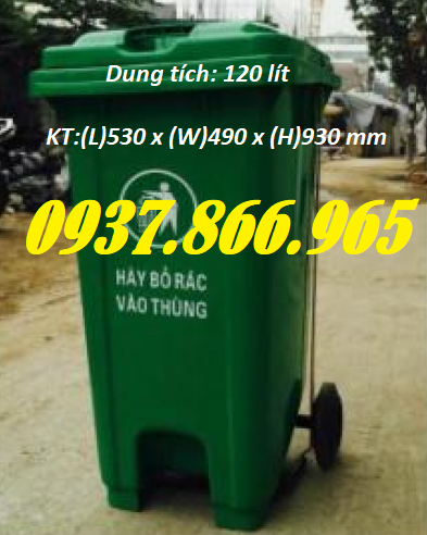 Ảnh Thùng gom rác có bánh xe, thùng rác nhựa , thùng rác chống cháy, thùng rác nhựa HPDE