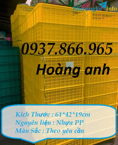 Ảnh Khay nhựa dùng trong nhà máy thực phẩm, sóng nhựa rỗng, sọt nhựa, khay nhựa, thùng nhựa