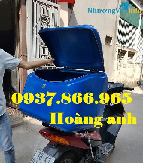 Ảnh Giá thùng giữ nhiêt sau xe máy, thùng lazada, thùng ship hàng, thùng giao đồ ăn nhanh