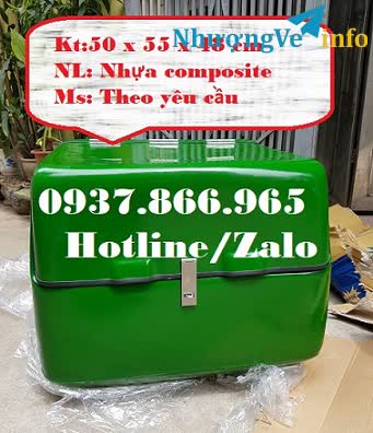 Ảnh Thùng giao hàng, thùng nhựa sau xe máy, thùng giao đồ ăn nhanh, thung cho hang