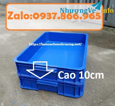 Ảnh Giá thùng nhựa cao 10, sản xuất thùng nhựa đặc, khay nhựa, thùng nhựa chứa đồ cơ khí