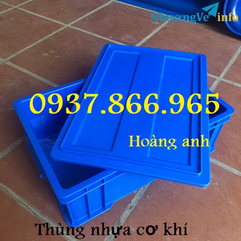 Ảnh Khay đựng linh kiện, khay nhựa đựng đồ phân loại sản phẩm bày bán cơ khí, thùng nhựa đặc