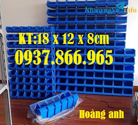Ảnh Khay nhựa công nghiệp phân loại hàng hóa, kệ ụng cụ trung, khay  đựng linh kiện