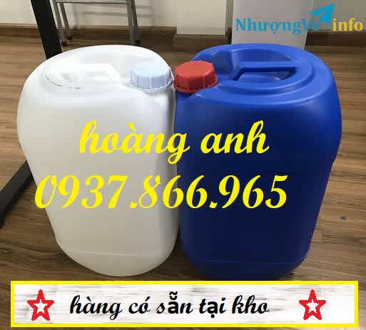 Ảnh Giá can nhựa HPDE, can dùng trong nhà máy hóa chất, can dùng nhà máy chuyên đựng hóa chất