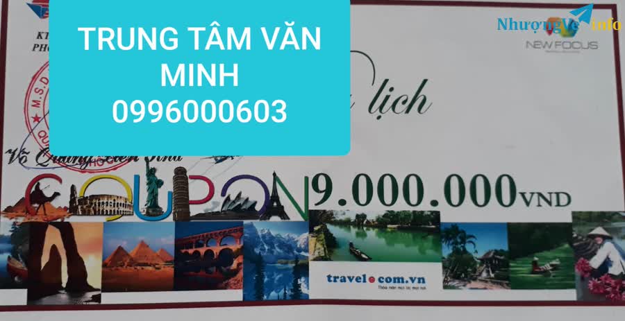 Ảnh Mua liên tục voucher coupon Vietravel , Saigontourist, Fiditour . . . với giá rất cao
