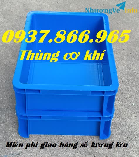 Ảnh Sọt nhựa 3T9, sọt nhựa hở chuyên dùng trong xí nghiệp may, sọt nhựa đựng hải sản, sọt nhựa