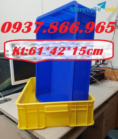 Ảnh Mua thùng nhựa đặc có nắp tại hà nội, thùng nhựa đặc, thùng nhựa nguyên sinh, thùng nhựa HS 007
