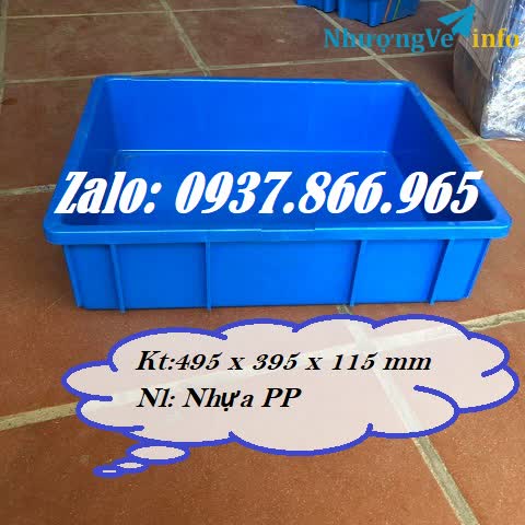 Ảnh Giá thùng nhựa đặc, khay nhựa b9, khay nhựa công nghiệp, thùng nhựa b9