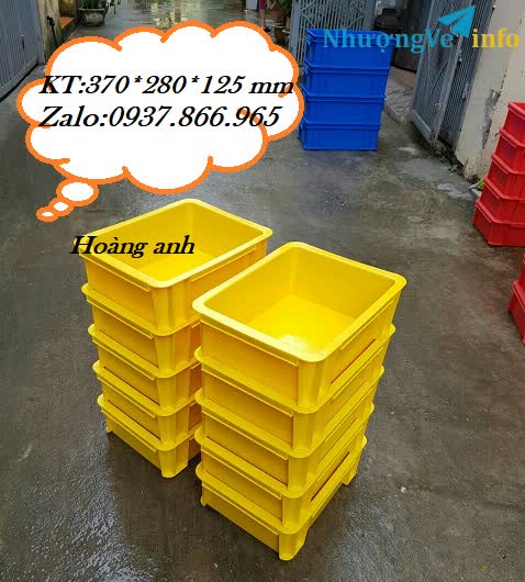 Ảnh Thùng nhựa, khay nhựa, khay nhựa đặc công nghiệp, thùng nhựa b7, hộp nhựa bít
