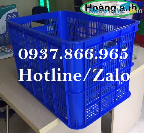 Ảnh Địa chỉ sản xuất sọt nhựa công nghiệp, sọt nhựa rỗng cao 39, sọt nhựa dùng trong nhà máy đông lạnh
