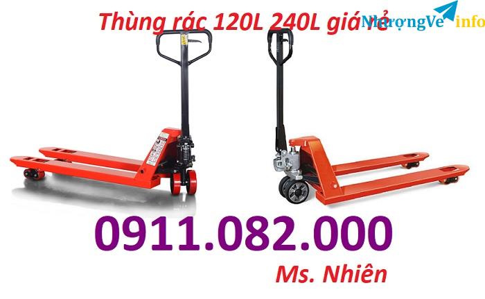 Ảnh Giá rẻ xe nâng tay thấp càng rộng- xe nâng tay 3 tấn giá rẻ tại cần thơ- lh 0911082000