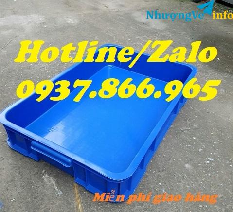 Ảnh Sóng nhựa bít 1T, thùng cao 10, khay nhựa, khay đựng bánh bao
