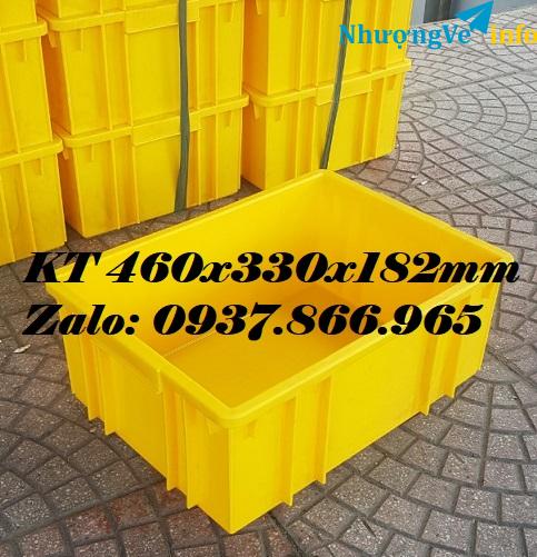 Ảnh Khay nhựa B3( thùng nhựa chất lượng), khay nhựa, sóng nhựu bít, hộp nhựa công nghiệp, báo giá thùng nhựa B3