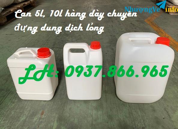 Ảnh Can nhưÌ£a 5l, can nhưÌ£a đưÌ£ng hoaÌ châÌt caÌc loaÌ£i, can nhưÌ£a công nghiêÌ£p