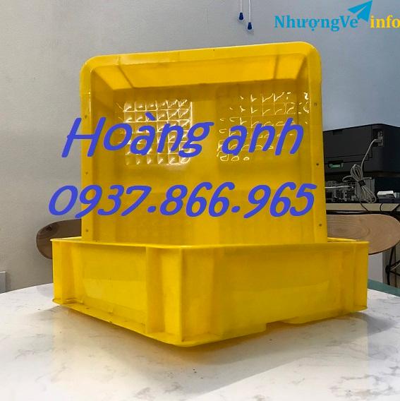 Ảnh ThuÌng nhưÌ£a đăÌ£c, khay nhưÌ£a, hôÌ£p nhưÌ£a, thung vuông cao 10cm