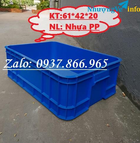 Ảnh Thùng b1 có nắp đậy, giá thùng nhựa b1, thùng b1 tại hà nội, mua thùng b1 ở đâu