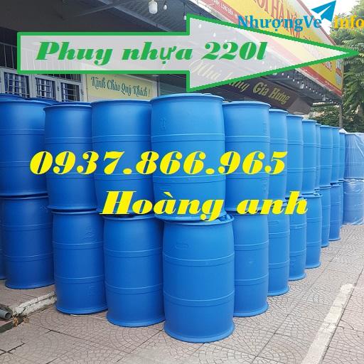 Ảnh Tìm nhà phân phối thùng phuy, thùng nhựa mới 100%, thùng phuy đựng thực phẩm, phuy nhựa