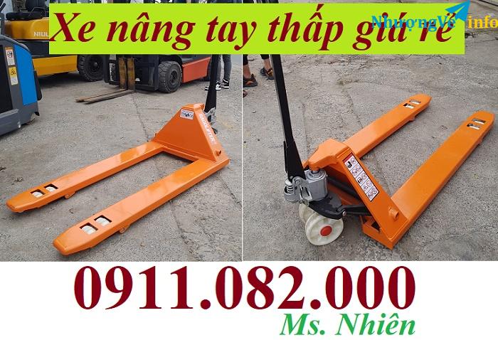 Ảnh Giá xe nâng tay thấp bao nhiêu? Công ty cung cấp xe nâng tay thấp giá rẻ nhất- lh 0911082000