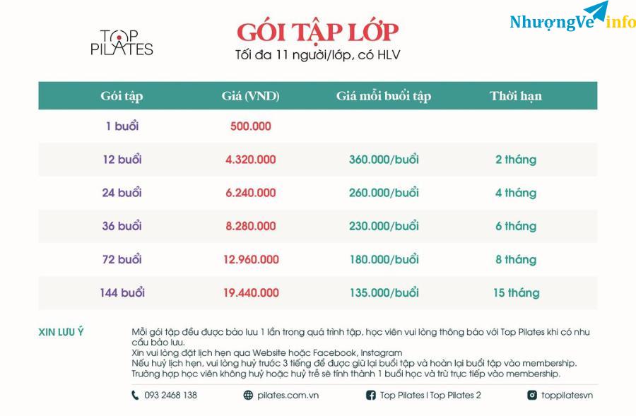 Ảnh 55 buổi tập tại Top Pilates