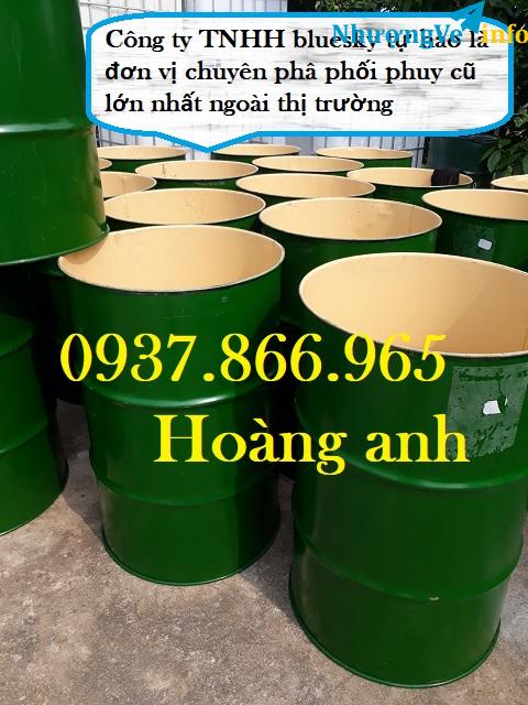 Ảnh Gia phuy sắt cũ, thùng phuy cũ, phuy sắt, mua phuy sắt cũ ở đâu