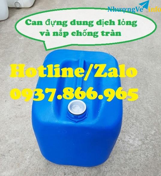 Ảnh Can nhựa nguyên sinh, can nhựa tại hà nội, can công nghiệp, can đựng hóa chất