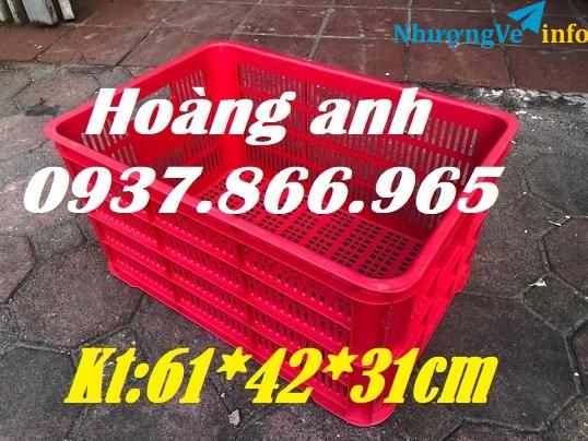 Ảnh Sọt nhựa có lỗ cao 31, sọt nhựa, sóng nhựa hở, sọt nhựa cao 31 tại hà nội, địa chỉ bán sọt nhựa