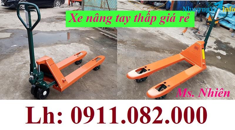 Ảnh Xe nâng tay thấp giá rẻ- Công dụng của xe nâng tay thấp 3 tấn- lh 0911082000