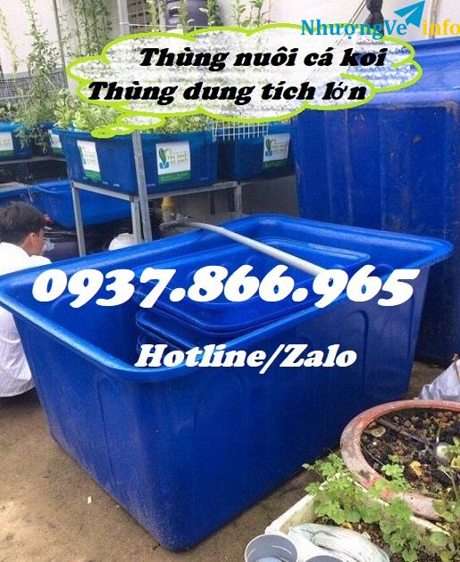 Ảnh Thùng dung tích 500l, thùng tròn cỡ lớn, mua thùng dung tích lớn ở đâu