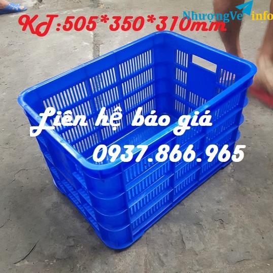 Ảnh Sọt nhựa rỗng, sọt nhựa công nghiệp, sọt cao 31,sọt nhựa hở tại hà nội