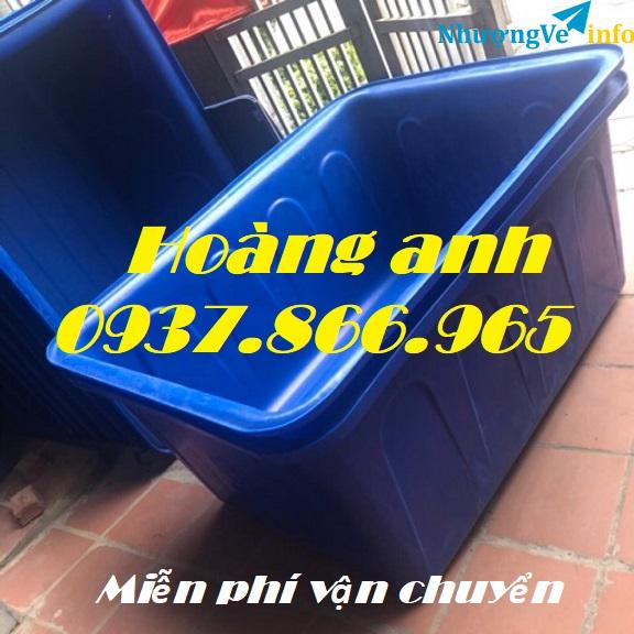 Ảnh Thùng nhựa nuôi cá, thùng nhựa tròn 1000l, thùng nhựa đựng nước, thùng nhựa trồng sen, thùng nhựa đựng hóa chất
