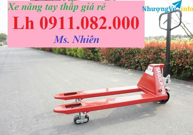 Ảnh Xe nâng tay thấp, xe nâng tay cao giá rẻ- giá chỉ từ 3 triệu đồng- lh 0911.082.000